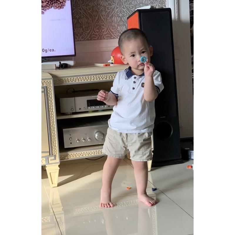 Áo thun polo cotton cao cấp cho bé iu từ 6-27 kg