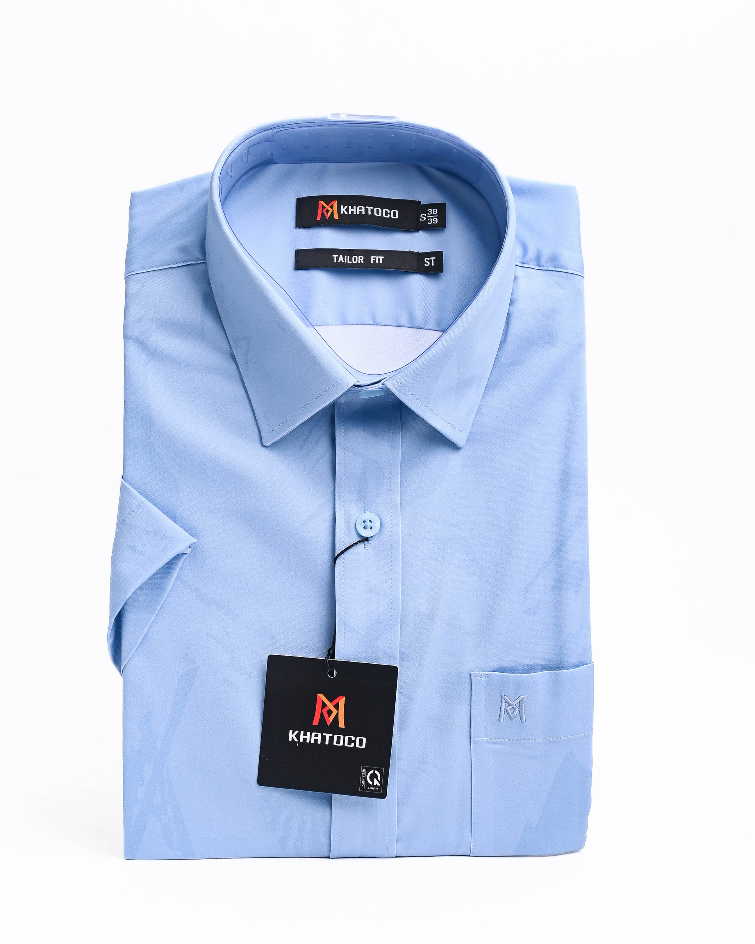 Áo sơ mi nam tay ngắn Khatoco (S--&gt;3XL)