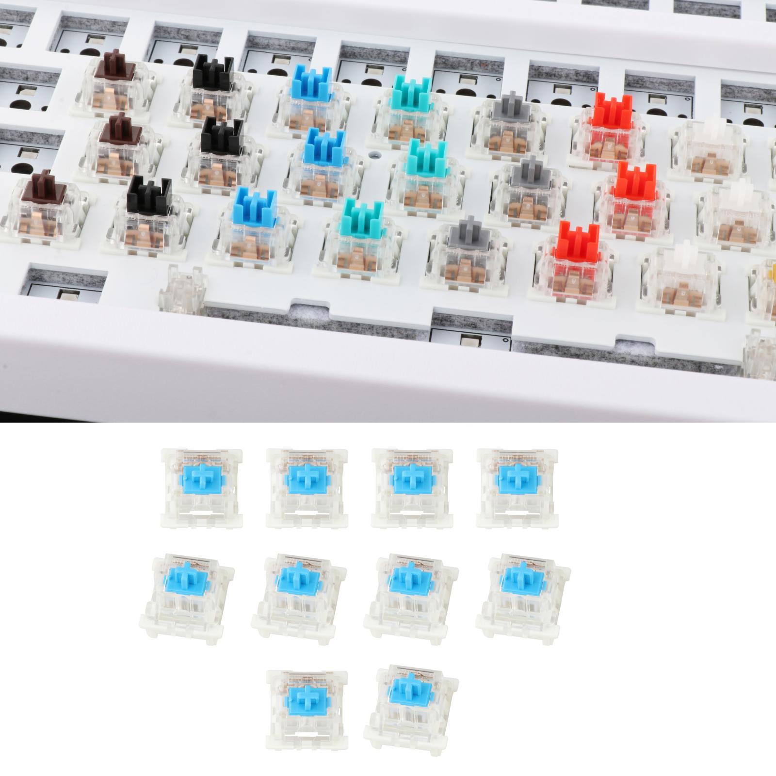 3Pin Mechanical Keyboard Switches RGB LED SMD Gaming for Keyboard Beginner