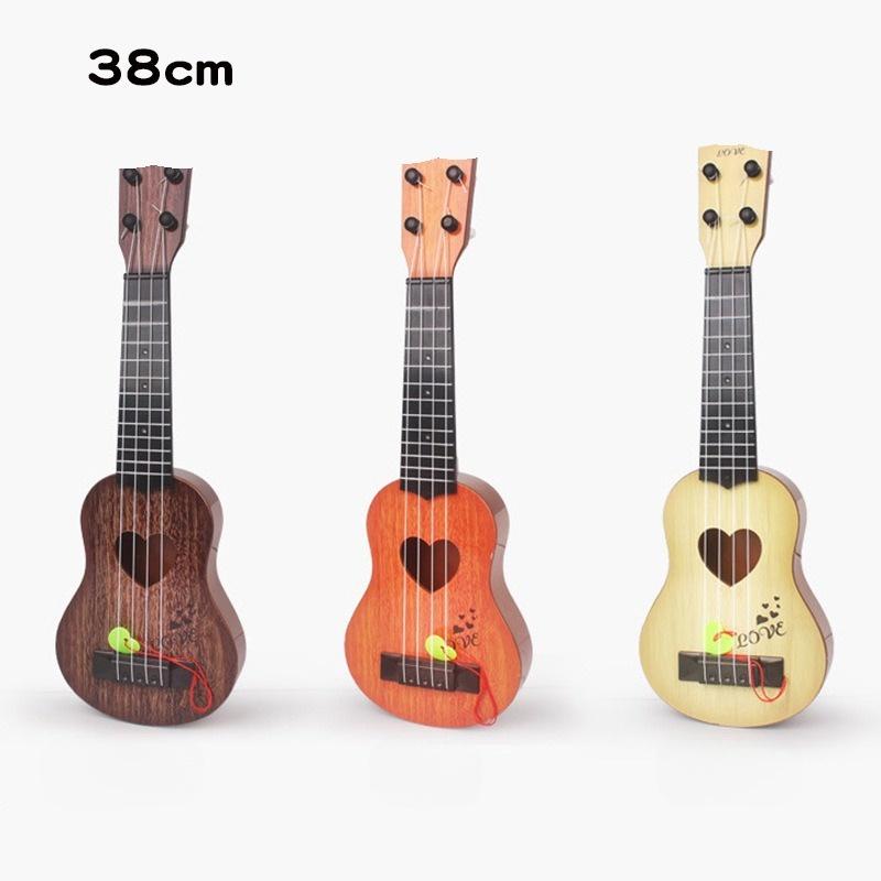 Đàn Ukulele Nhỏ Cho Bé Tập Chơi, Ukulele 38cm Kèm Phụ Kiện