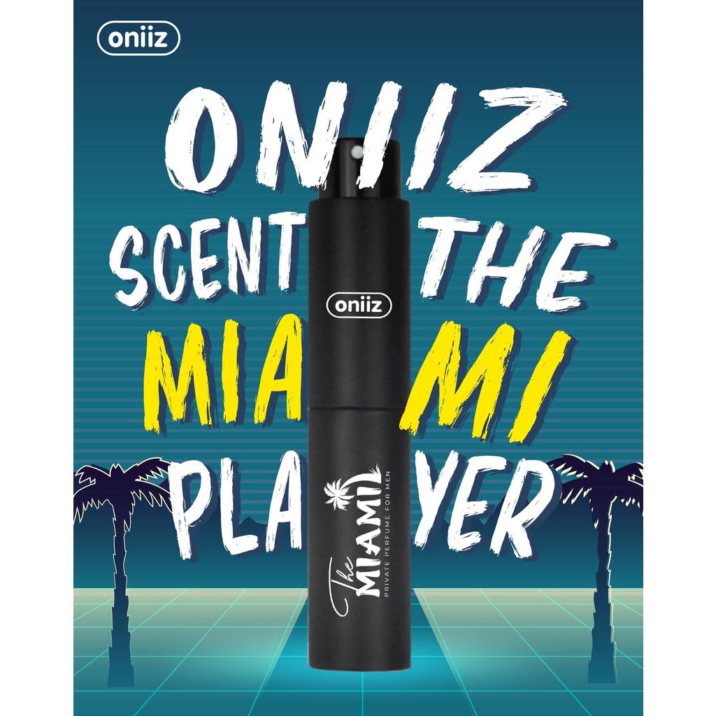 Oniiz Scent - Nước hoa nam giới THE MIAMI thiên đường rực rỡ - Lưu hương toàn thân, thơm cực lâu - Chai xịt 10ml