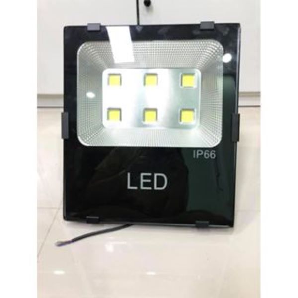 Đèn led pha 300w full watt vỏ đen - chip led COB