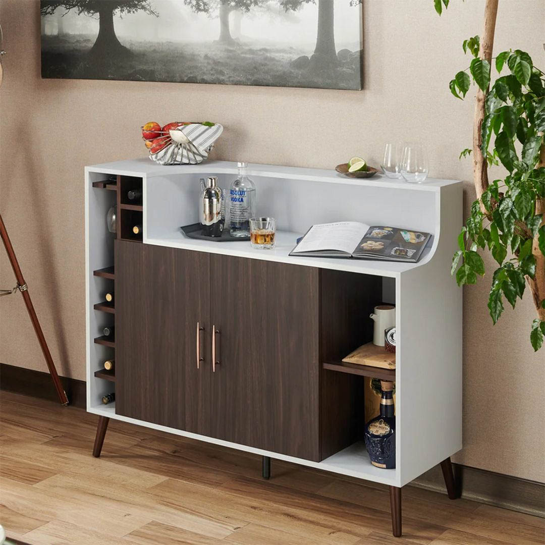 Tủ phòng ăn gỗ hiện đại SMLIFE Decatur  | Gỗ MDF dày 17mm chống ẩm | D120xR40xC100cm