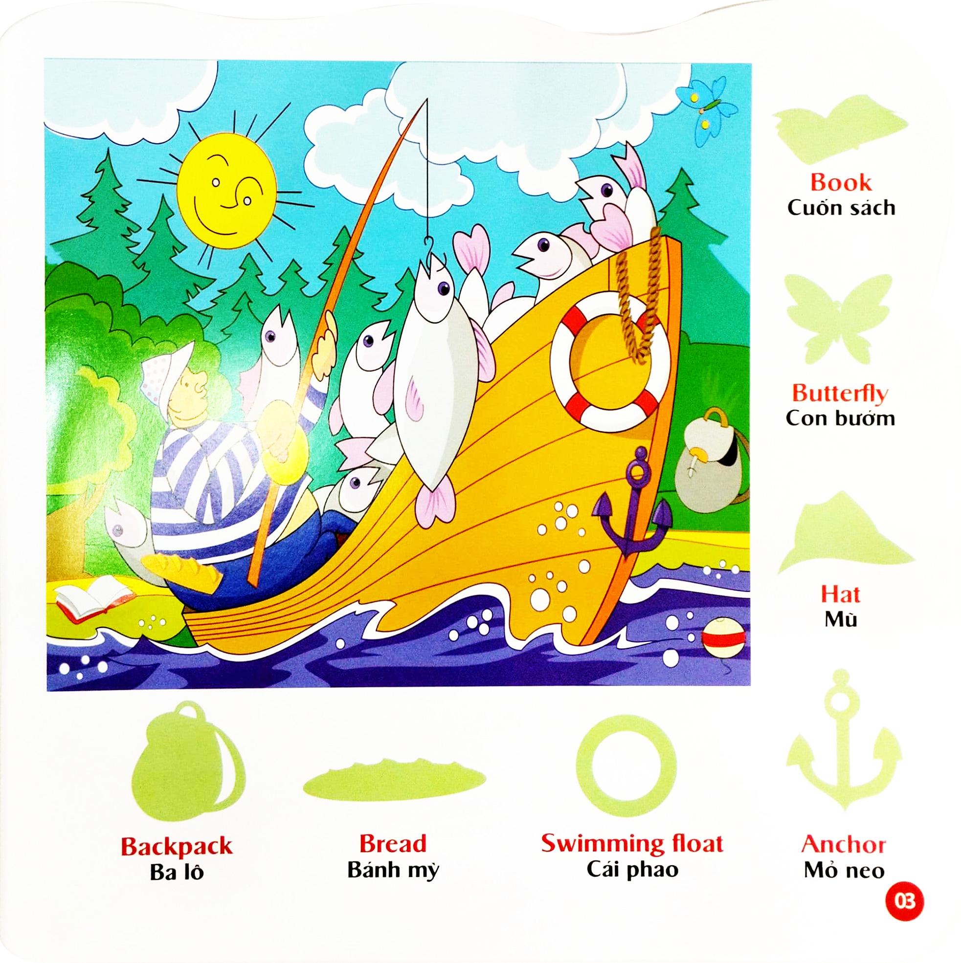 Sticker - Bóc Dán Hình Thông Minh - Song Ngữ Anh-Việt - Tập 1
