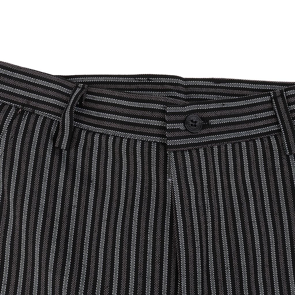 Professional Chef Trousers 2 Pockets Cotton Stripe Work Pants for Mens Womens