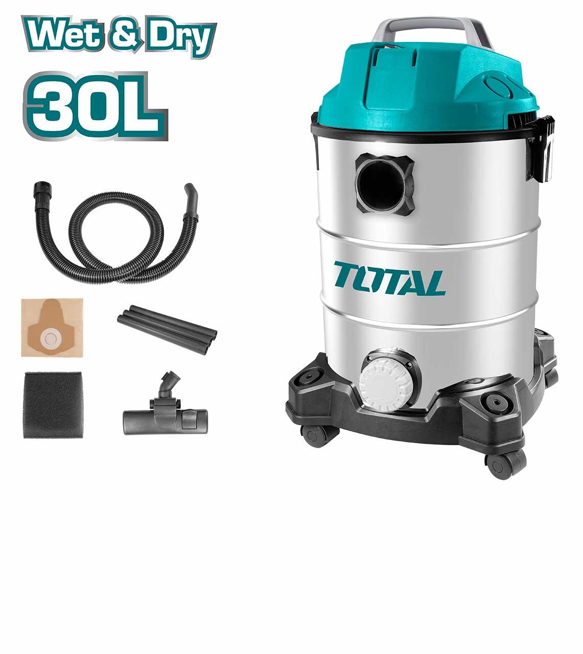 MÁY HÚT BỤI 30L 1300W TOTAL TVC13301 - HÀNG CHÍNH HÃNG