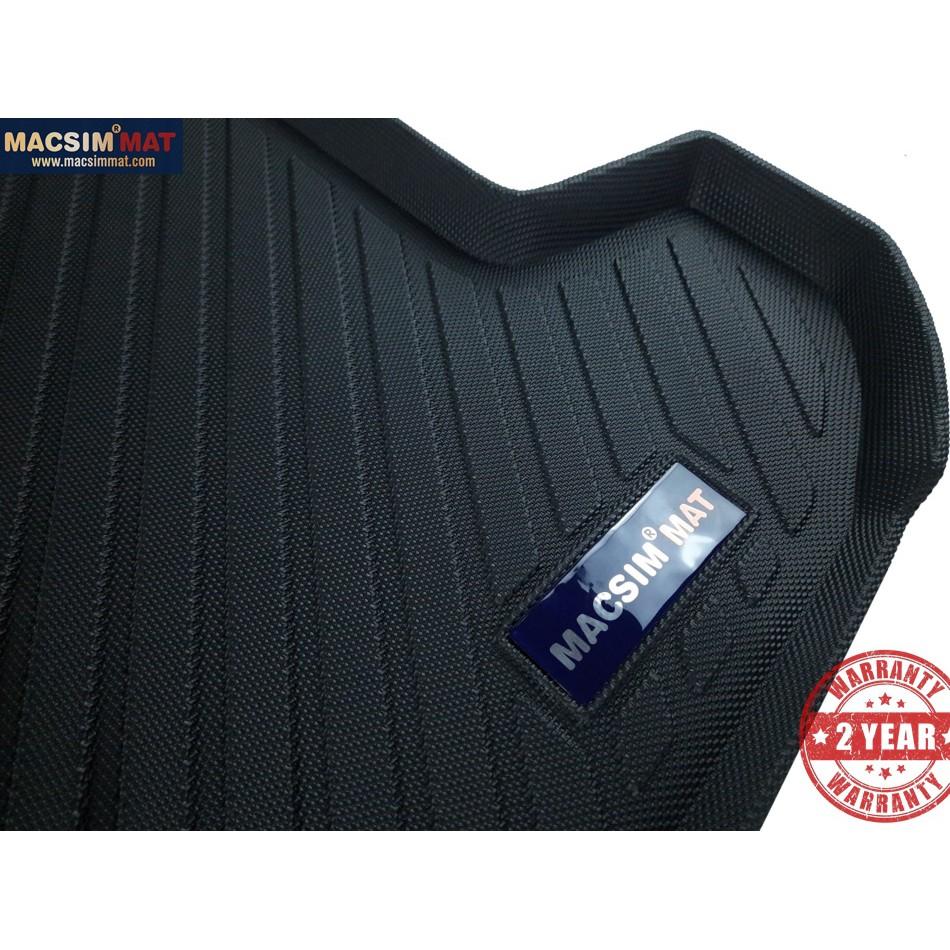 Thảm lót cốp xe ô tô Hyundai Tucson 2015- đến nay nhãn hiệu Macsim chất liệu TPV cao cấp màu đen
