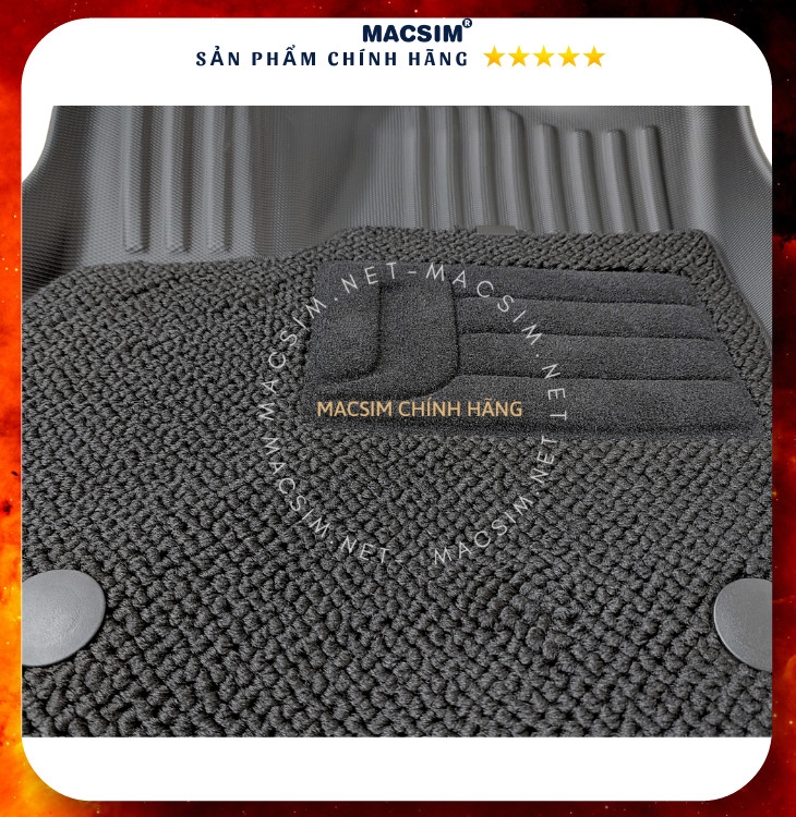 Thảm lót sàn ô tô 2 lớp cao cấp dành cho xe Lexus GX 550 nhãn hiệu Macsim chất liệu TPV