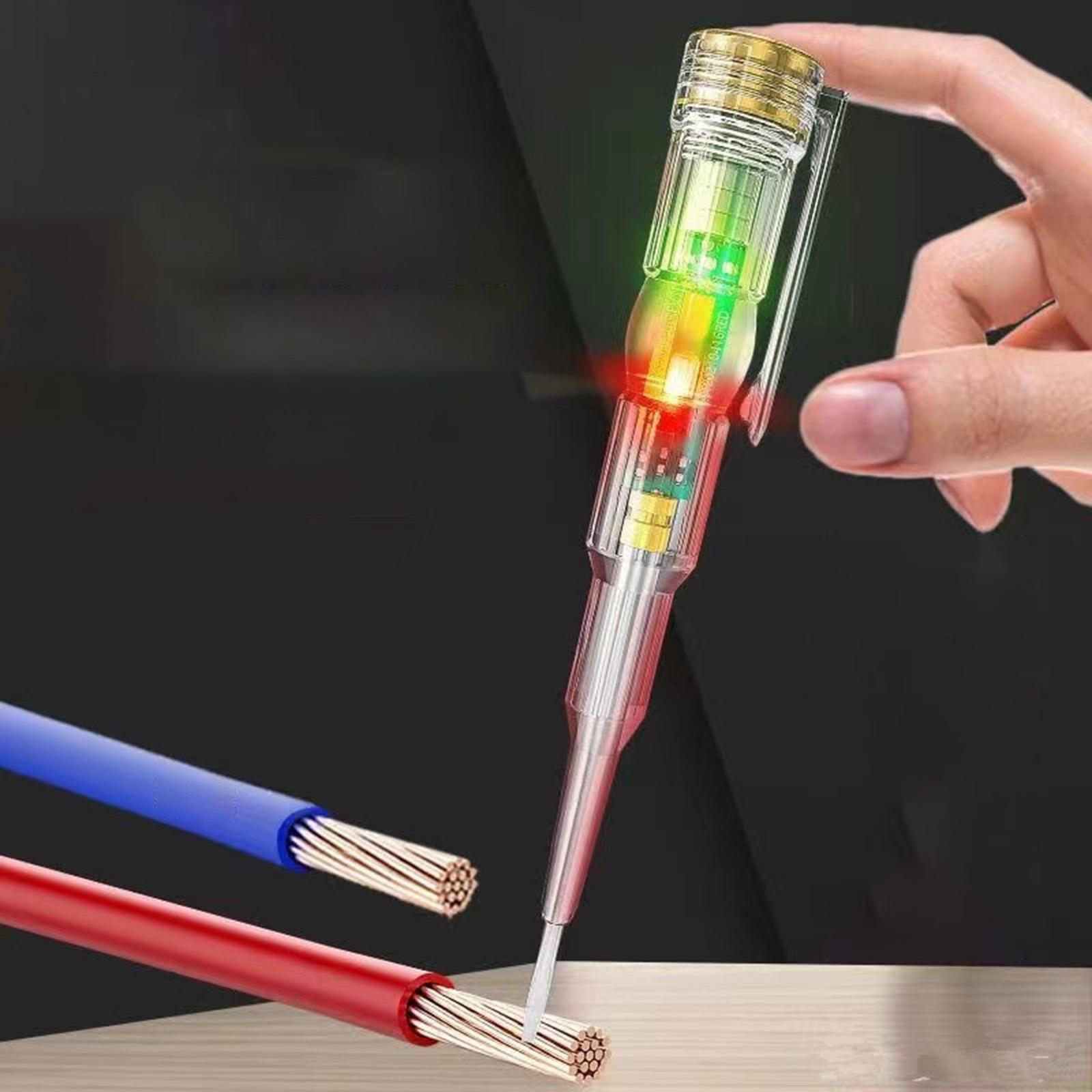 Circuit Tester Pen with LED for Wire Test Voltage Measuring Tool Electrician