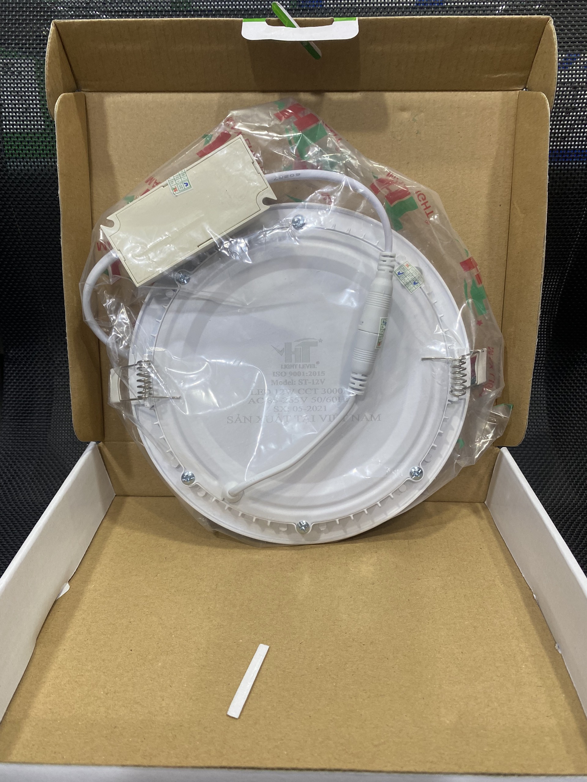 Đèn LED Âm Trần Siêu Mỏng 12W HT
