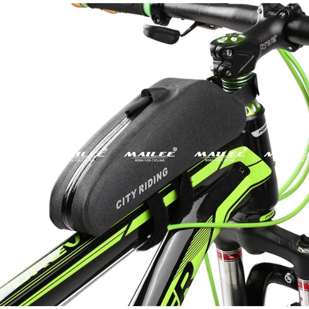 Túi Treo Xe Đạp Gắn Sườn Trước Chống Thấm Nước Nylon Cao Cấp Kích Thước 25.5x8.5x5cm Dễ Vệ Sinh &amp; Chống Mài Mòn TD01