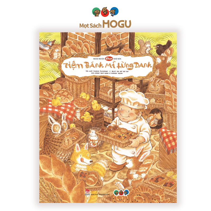 Sách cho bé từ 3 tuổi - Phát triển tư duy Tiệm bánh mì lừng danh (Truyện tranh Ehon Nhật Bản)