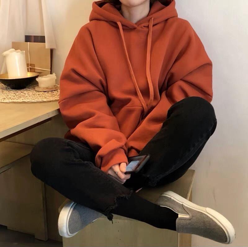 Áo hoodie nam màu cam - Orange Hoodies