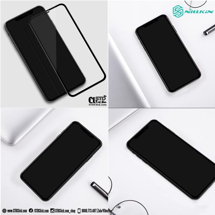 KÍNH CƯỜNG LỰC DÀNH CHO ĐIỆN THOẠI IPHONE X - XS - XR - XS MAX NILLKIN 3D CP+MAX CÓ MÀNG LOA
