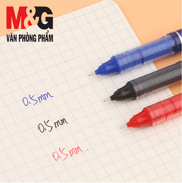 Bút nước  M&amp;G- 0.5mm - Mực Xanh - 1 cây - ARP50901B-bút ký tên màu mực chuẩn