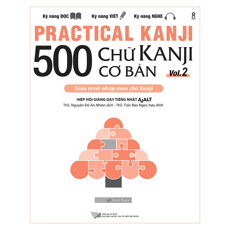 Practical Kanji Vol.2 - 500 Chữ Kanji Cơ Bản Vol.2 (Tặng Kèm CD)