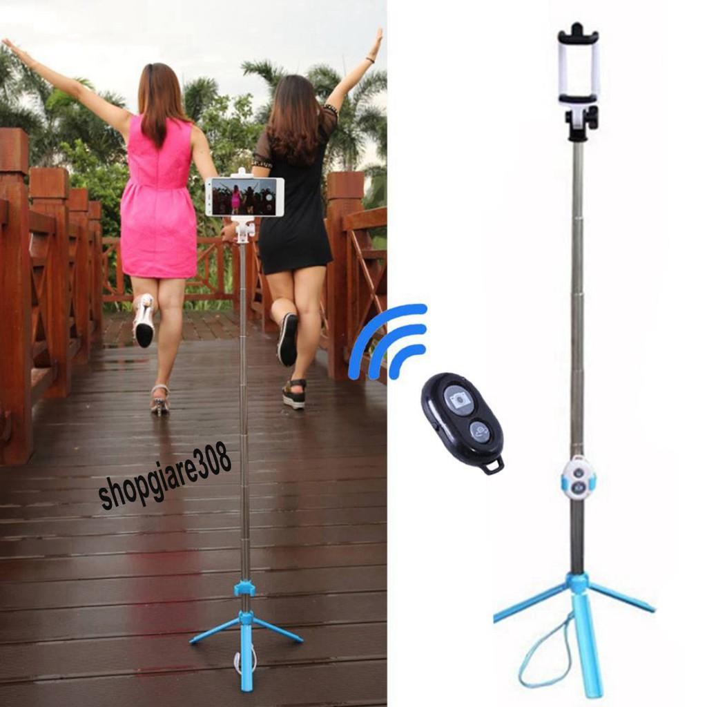 Gậy chụp ảnh tự sướng bluetooth 3 chân đa năng - Tripod