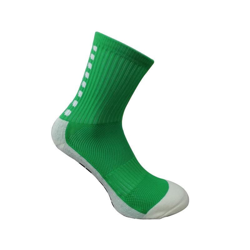 Vớ cotton phong cách mới nhất phim chống trượt đáy khăn dày dày cho nam vớ bóng đá ống giữa thể thao thấm hút mồ hôi vớ bóng rổ ống ngắn