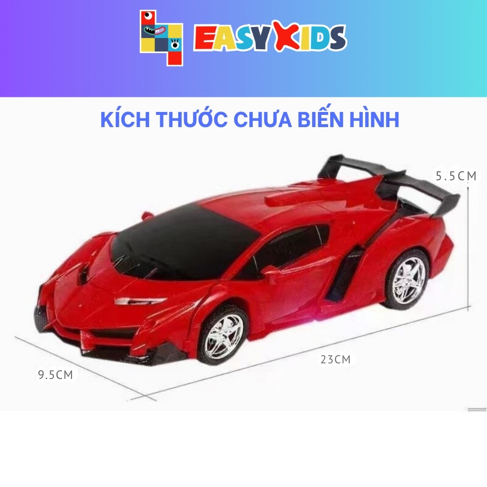 Đồ Chơi Ô Tô Điều Khiển Từ Xa, Ô Tô Biến Hình Robot Transformer