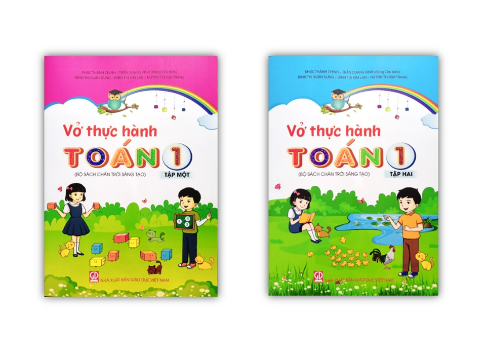 Sách - Combo Vở Thực Hành Toán Lớp 1 - Tập 1 + 2