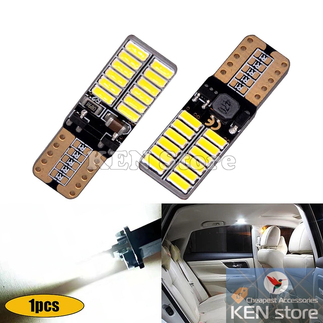 Bóng LED T10 đèn xi nhan, đèn demi 24 chip smd 4014,Smart IC cực sáng