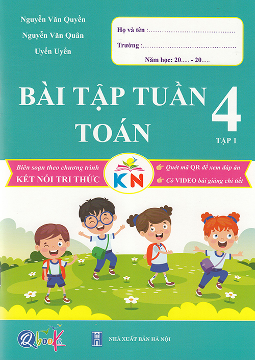 Sách - Bài tập tuần Toán 4 tập 1 (Biên soạn theo chương trình Kết nối tri thức)