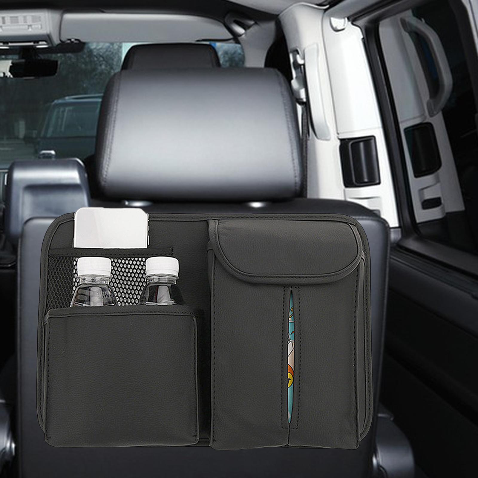 Car Seat Back Organizer with Tissue Holder pocket Holder