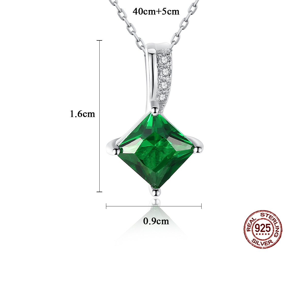 Hình ảnh Dây Chuyền Ngọc Lục Bảo M -1461 Bảo Ngọc Jewelry