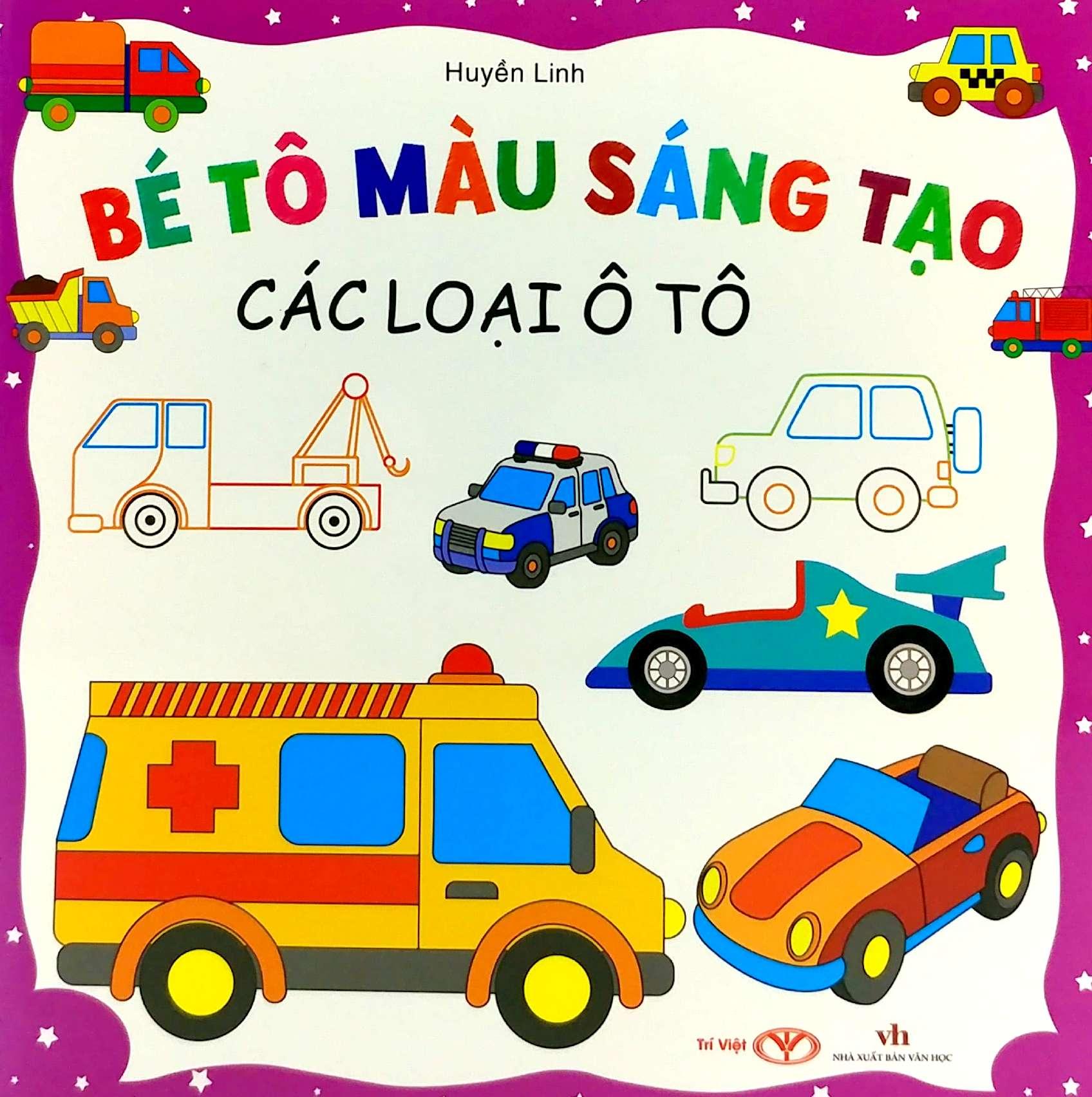 Sách - Bé Tô Màu Sáng Tạo - Các Loại Ô Tô