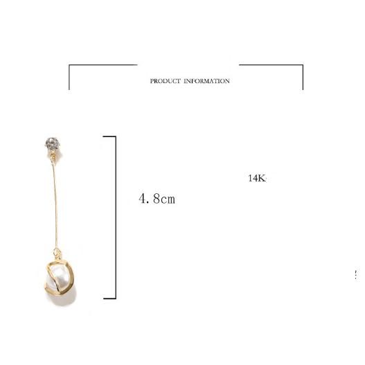 Hoa tai HẠT CHÂU BỌC KIỂU SỢI DÀI