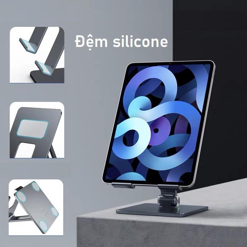 Giá đỡ cho điện thoại và máy tính bảng, iphone, chất liệu bằng hợp kim nhôm chắc chắn.