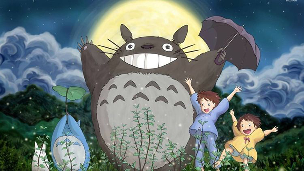 Bộ Tranh Ghép Xếp Hình 1000 Pcs Jigsaw Puzzle Ánh Trăng Totoro Hàng Xóm Của Tôi Bản Cao Cấp