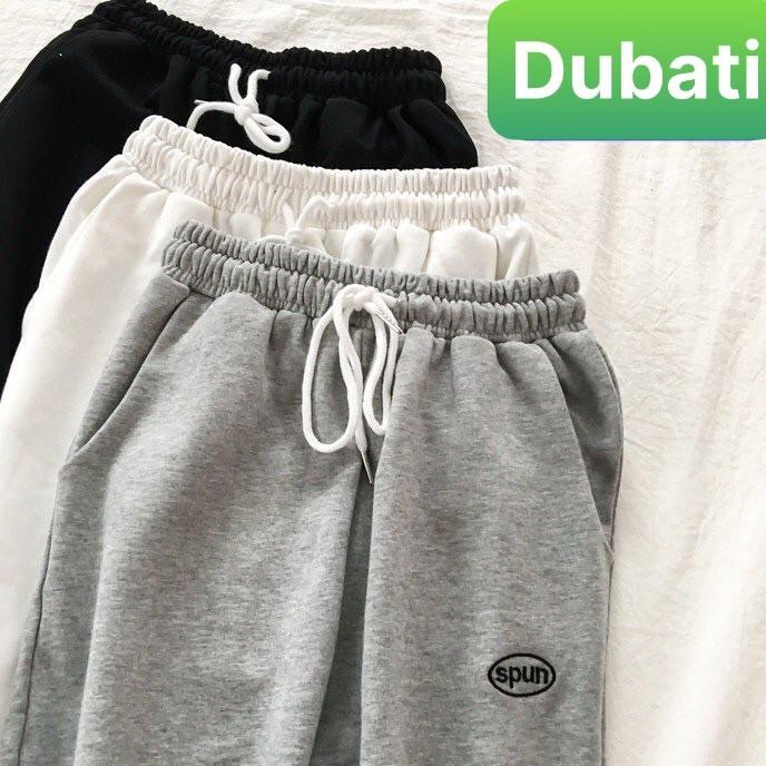 QUẦN JOGGER THỂ THAO NAM NỮ SPUN 3 MÀU THOÁNG MÁT CAO CẤP - DUBATI FASHION