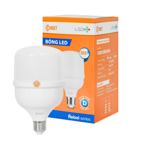 Bộ 2 bóng Comet Led Bulb Rebel 30W CB03R030