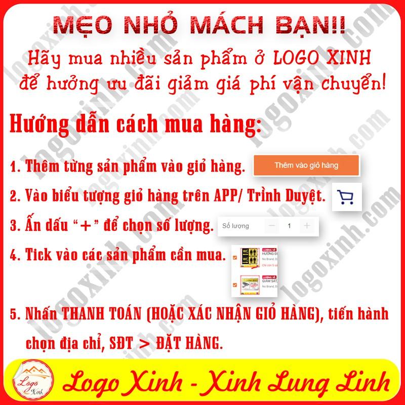BỘ 2 LOGO STICKER DÁN TEM ĐẨY NGANG TRƯỢT NGANG DÁN CỬA LÙA, CỬA ĐẨY, CỬA KÉO
