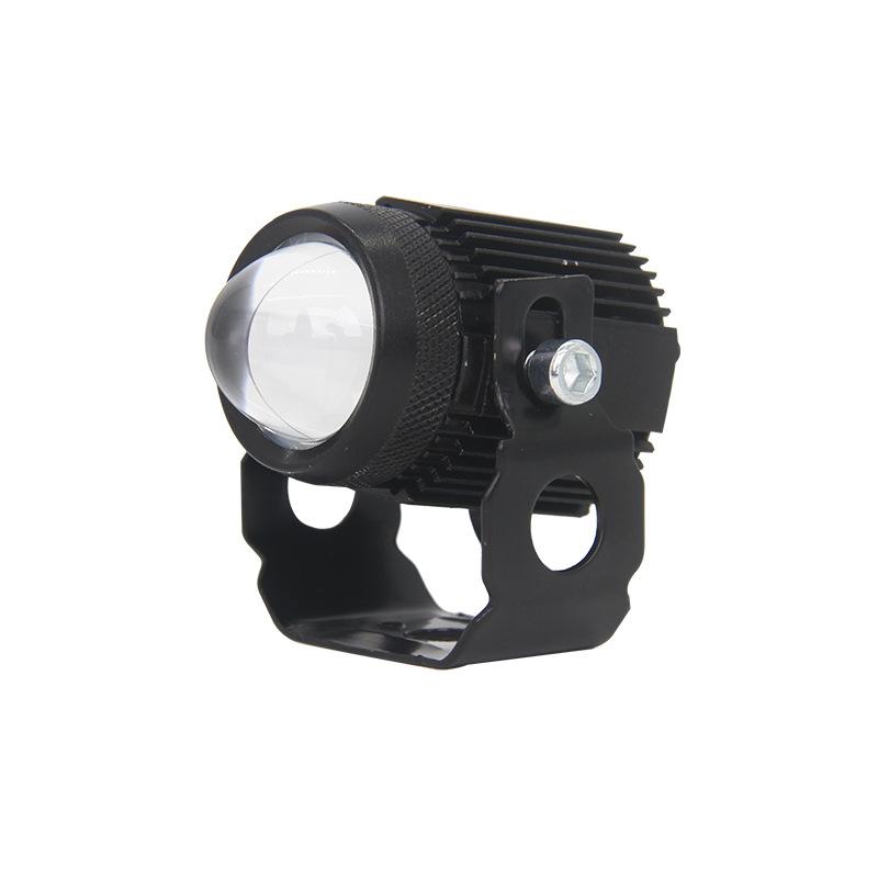 Đèn pha xe máy LED đặc biệt 9-85V hai màu trắng và vàng ánh sáng xa và gần tích hợp đèn pha xe điện đèn pha sửa đổi bên ngoài