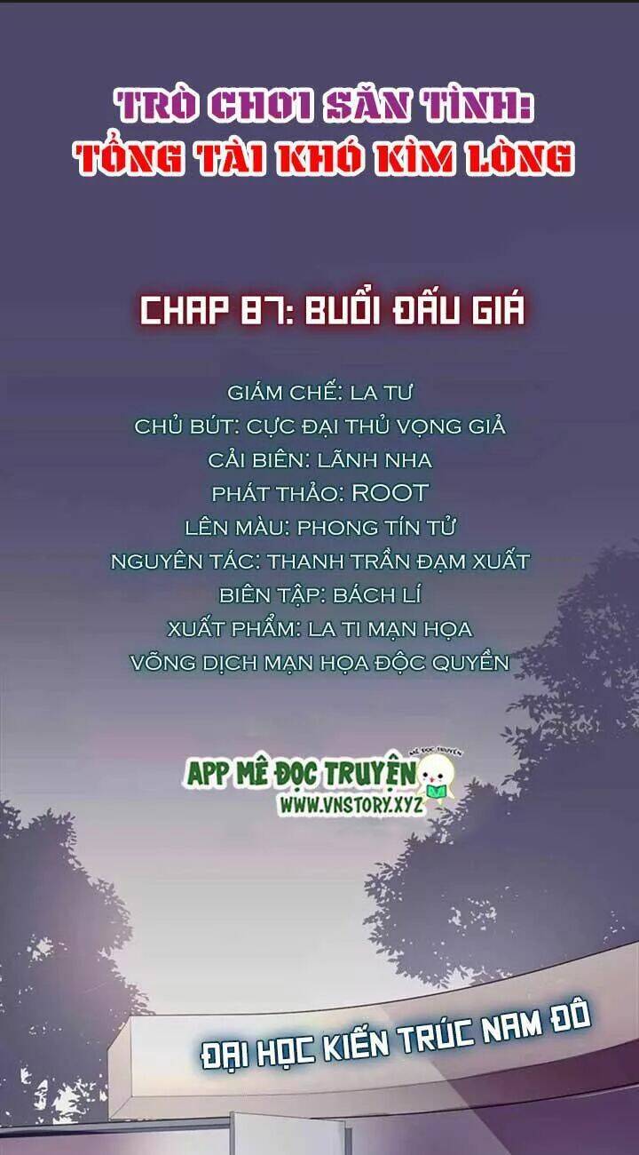 trò chơi săn tình - tổng tài khó kìm lòng chapter 87 1