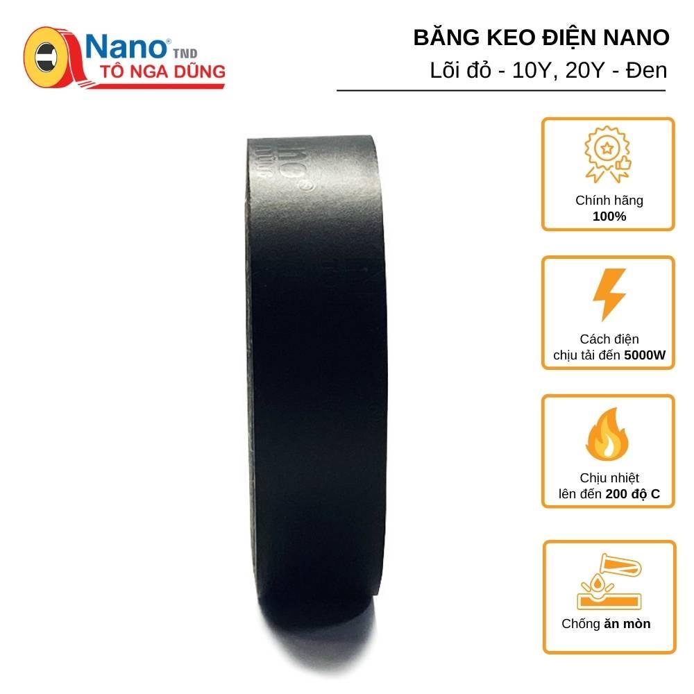 Băng Keo Điện Nano TÔ NGA DŨNG Lõi đỏ
