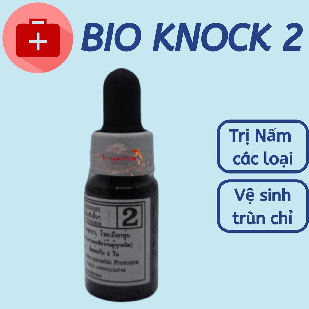 Bio Knock 2 : Dọn nấm trắng, nấm li ti cho cá cảnh - Vệ sinh trùn chỉ - Hingaostore.