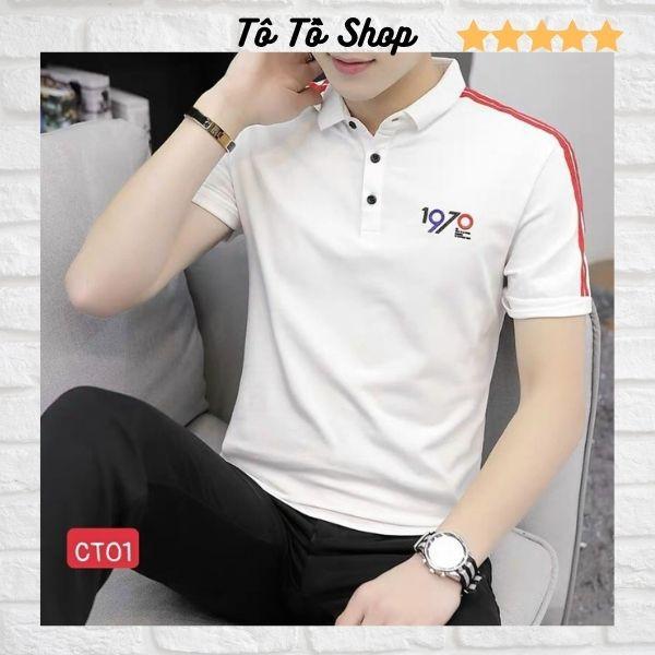 Áo Phông Nam ️️ Áo Thun Nam Tay Ngắn Cổ Bẻ Thời Trang Cao Cấp Mẫu Mới Hàng VNXK Tô Tồ Shop - ATNTT4