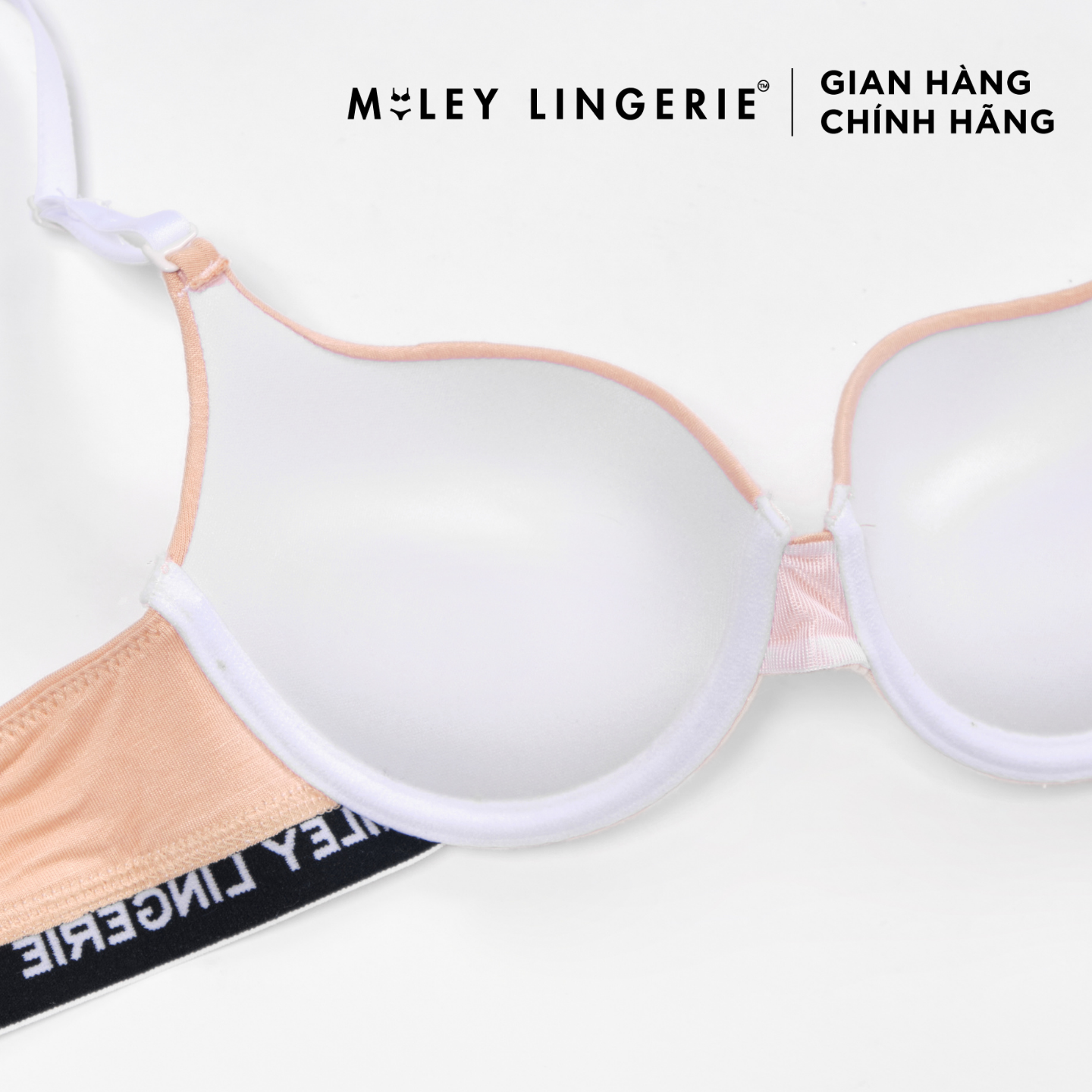 Bộ Quần Áo Cho Nữ Áo Ngực Cotton Có Gọng Và Quần Đồng Bộ Lưng Logo BeingMe Miley Lingerie