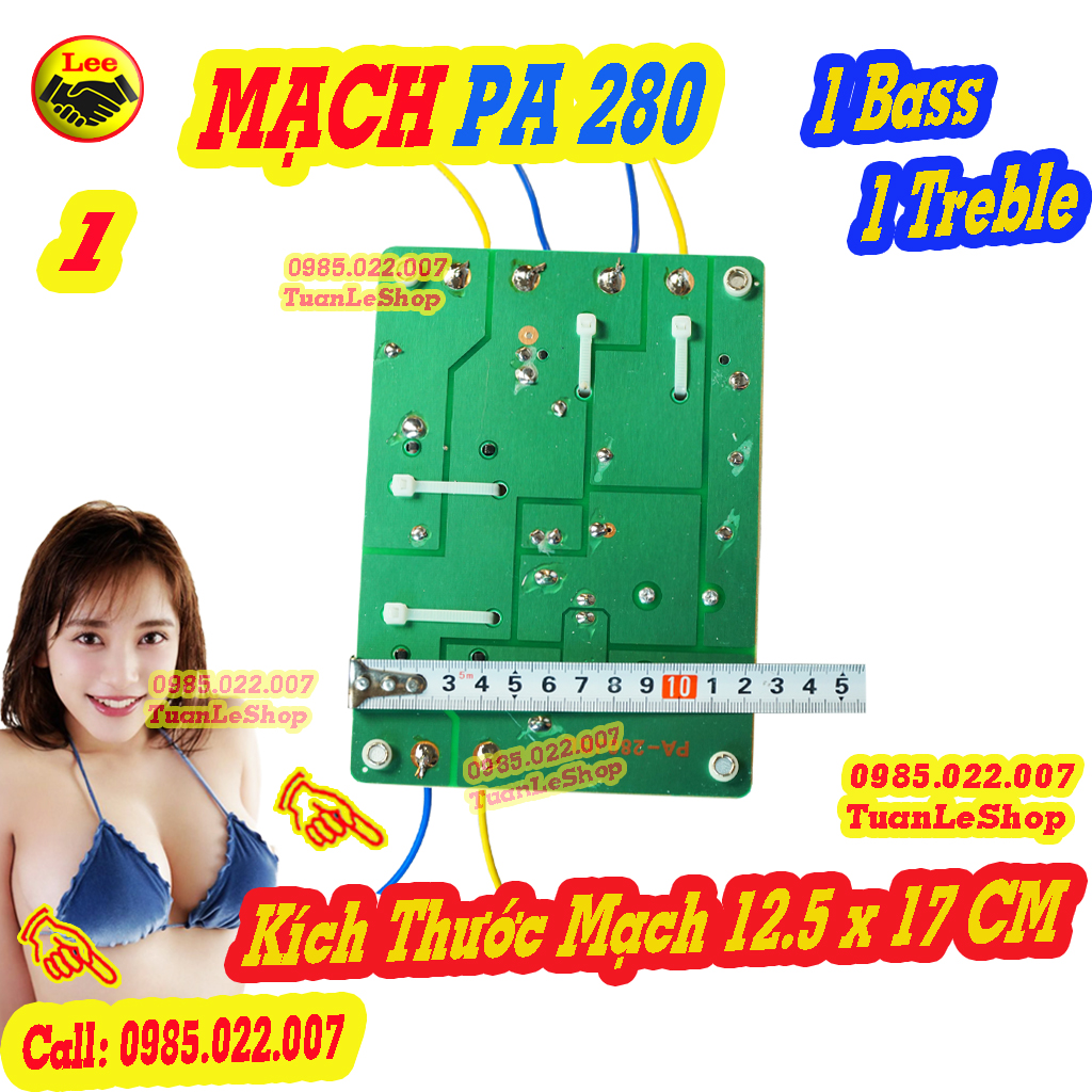 MẠCH PHÂN TẦN 2 LOA JB LPA 280 HÀN DÂY - GIÁ 1 MẠCH LOA JB280 CAO CẤP