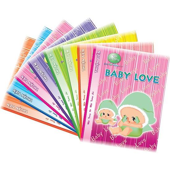 LỐC 10 CUỐN TẬP 96 TRANG BABYLOVE 4 ÔLY