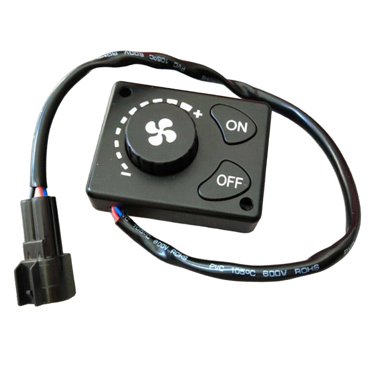 3 Pin  Air 12/24V Parking Heater Control Knob Controller Switch Truck