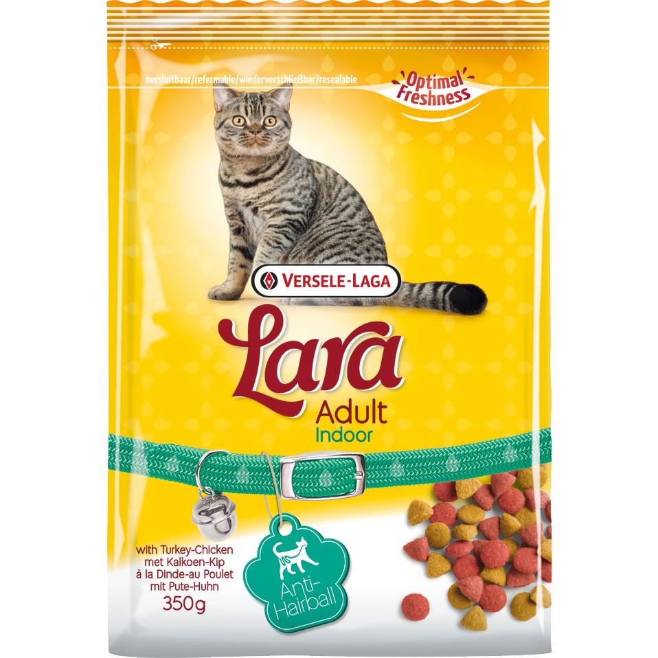 Thức ăn Cho Mèo Trưởng Thành Dạng Hạt Vị Thịt Gà Tây - Versele-Laga Lara Adult Indoor Giúp Lợi Tiêu Hoá Gói 350g