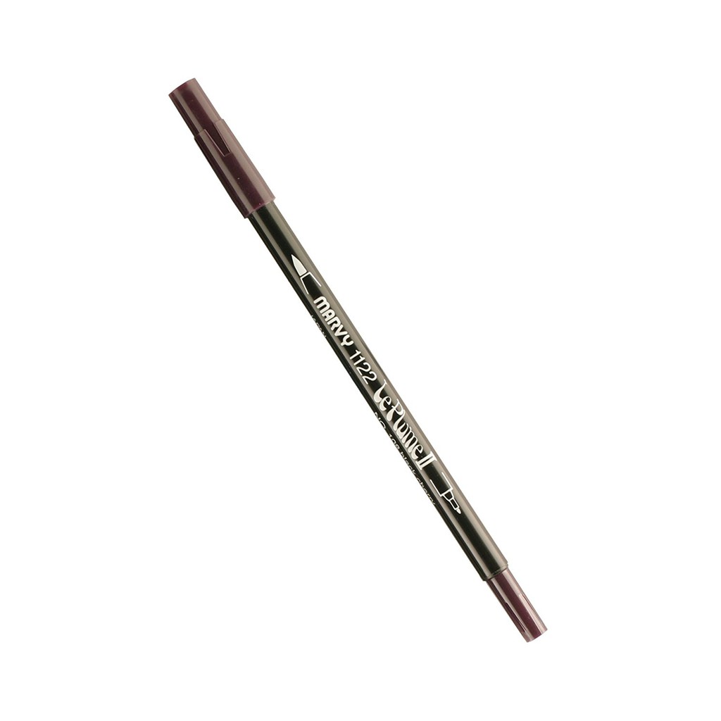 Bút Lông Hai Đầu MARVY 1122 Tone Xanh Tím