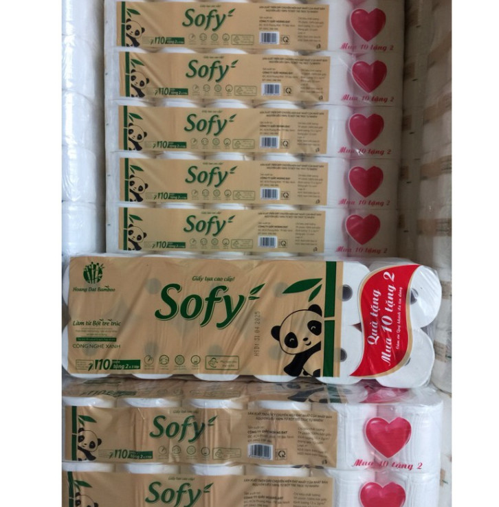 Giấy Vệ Sinh Sofy Cao Cấp 3 Lớp Hàng Mềm Mịn