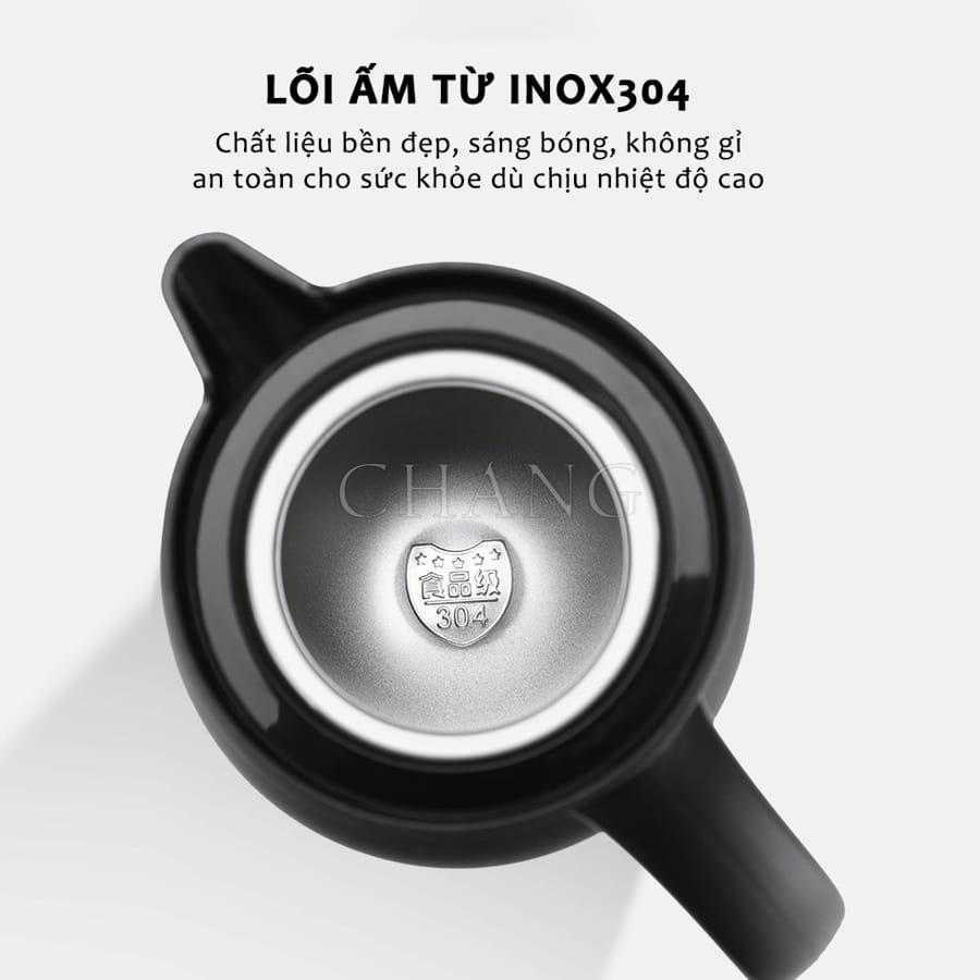 Ấm Pha Trà Giữ Nhiệt Có Bộ Lọc Trà, Bình Giữ Nhiệt Cao Cấp Lõi Inox 304 1000ml