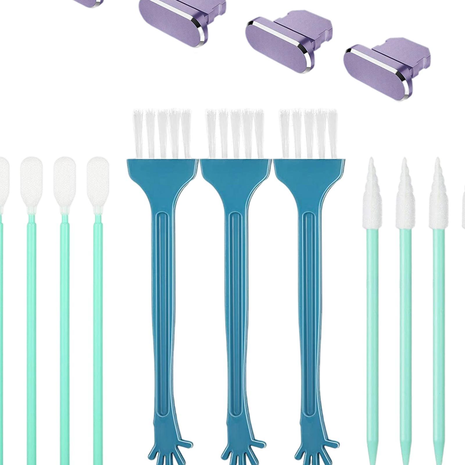 Anti Dust Plugs Cleaning Kit Charging Plugs Cover for iOS Mobile Phones