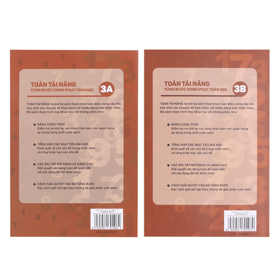 Sách: Toán Tài Năng 3 - Toán Lớp 3 - Dành cho học sinh từ 8-9 tuổi - Á Châu Books
